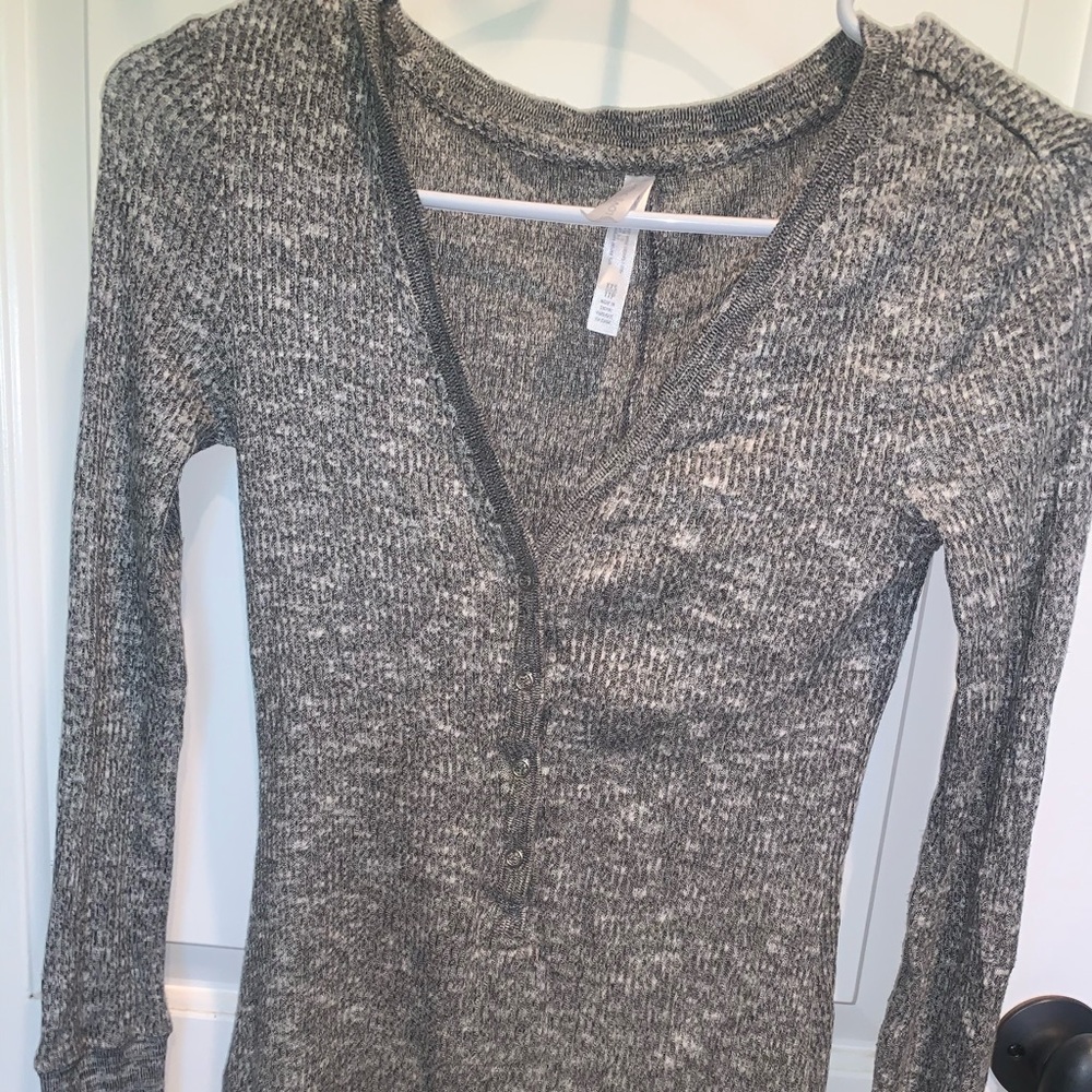 Gray bodysuit